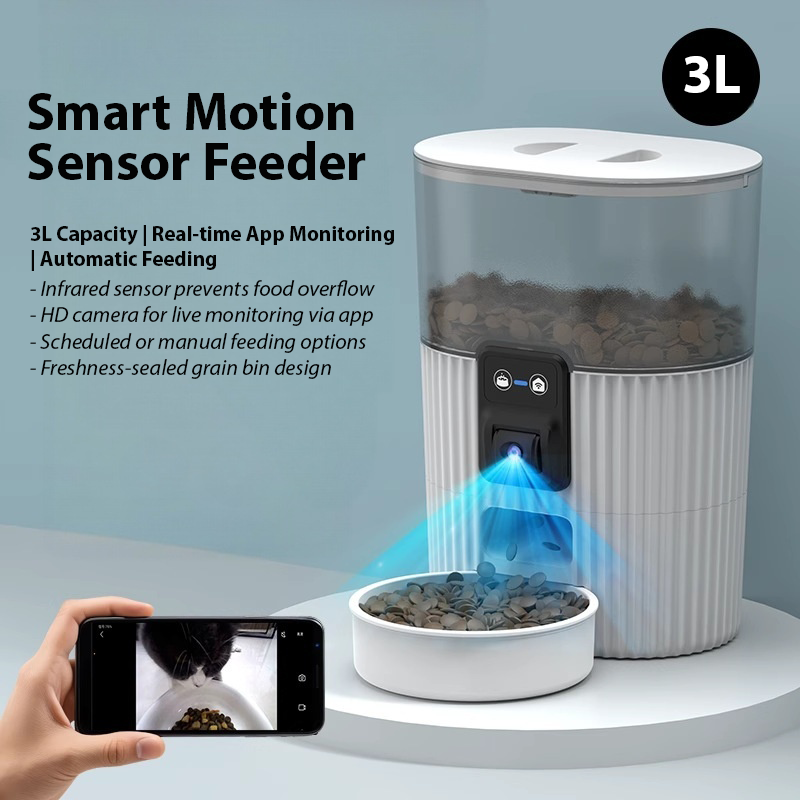 3L Smart Pet Feeder Bowl Set — Automatic Feeding & Food Storage