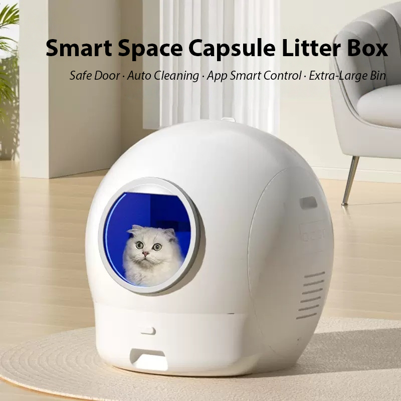 Smart Cat Litter Box – Automatic Cleaning & Bulk Supply
