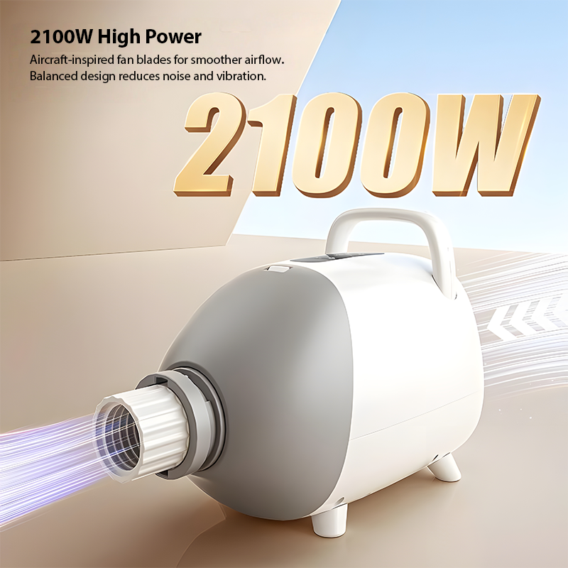 Smart Pet Dryer – Dog & Cat Blower with Heat Control