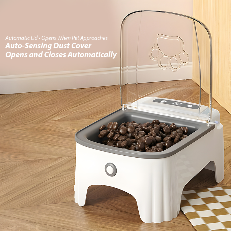 700ML Automatic Pet Feeder Bowl – Timed Cat & Dog Food Dish