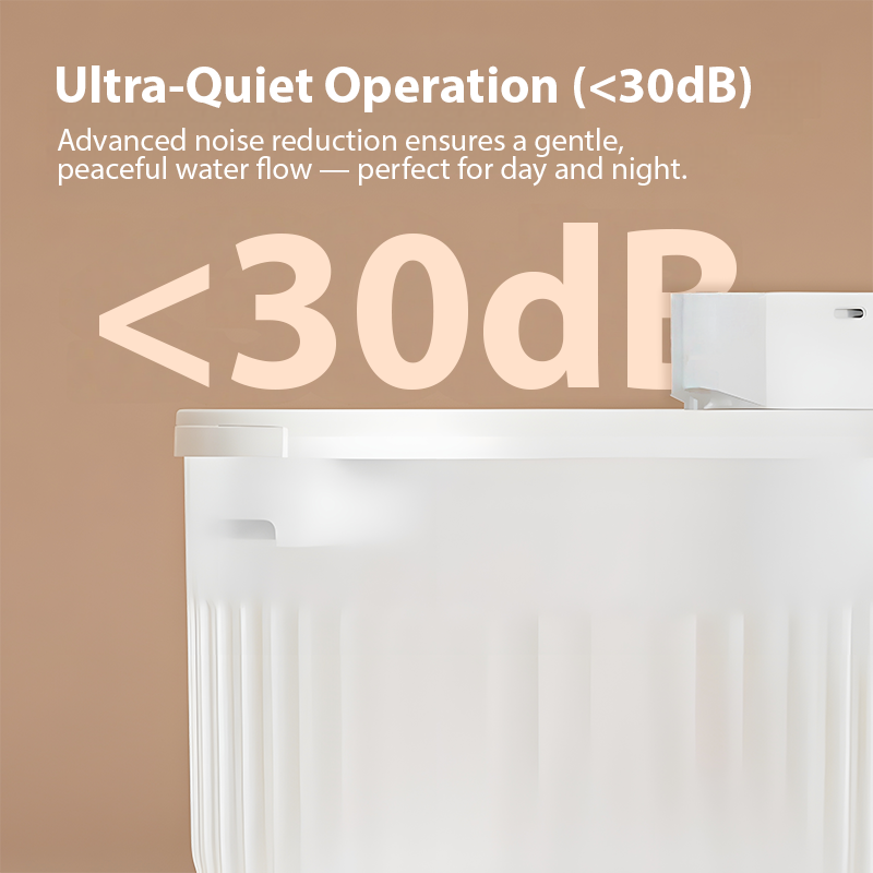 3L Wireless Cat Water Fountain – Auto Circulation, No-Spill