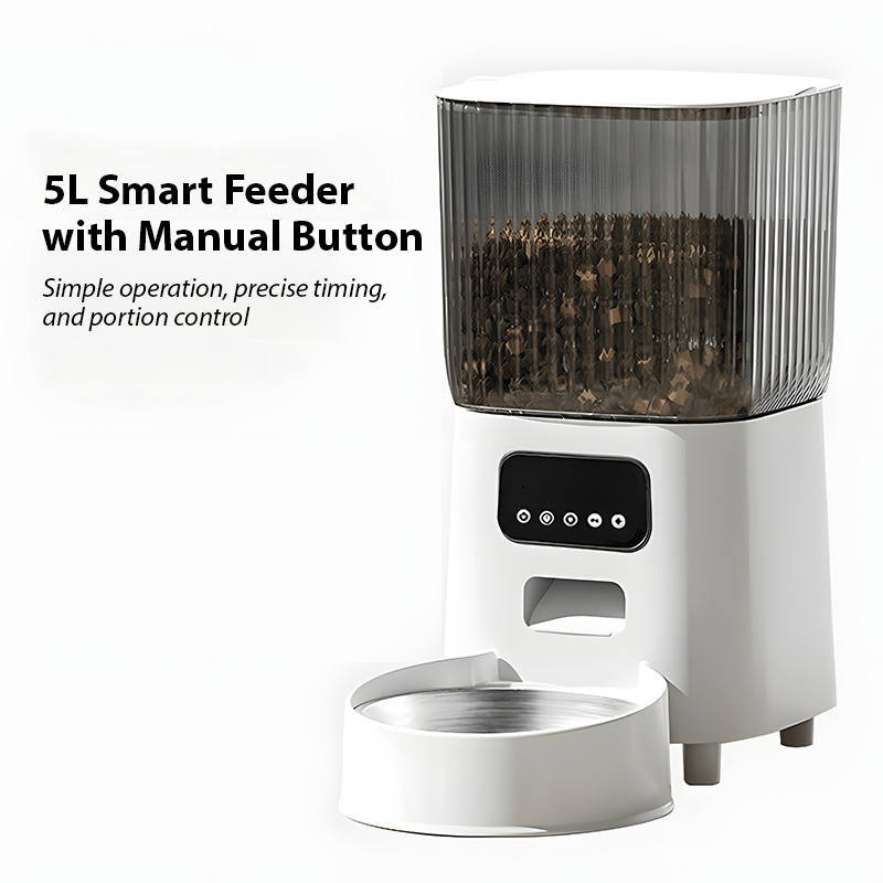 5L Smart Cat Feeder with Camera & Laser Toy
