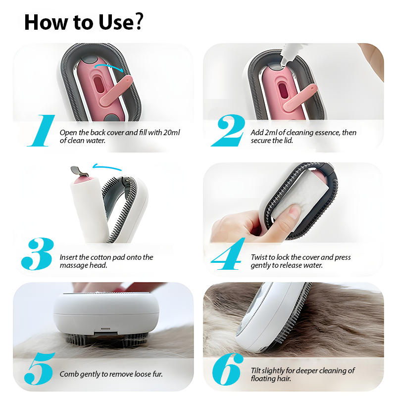 Pet Hair Removal Comb & Brush