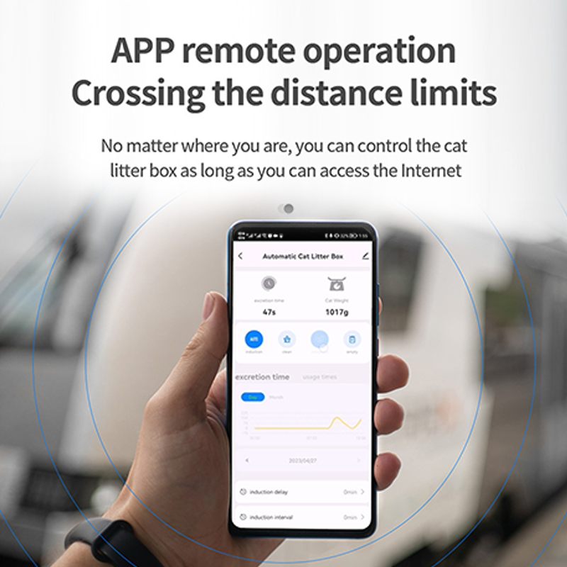 65L Smart Automatic Cat Litter Box – Large Enclosed & Washable