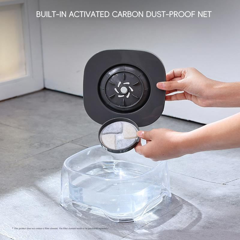 2L Floating Pet Water Bowl – No-Wet Mouth Design