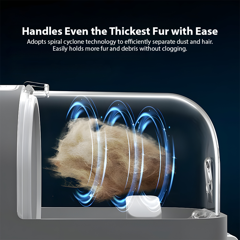 Pet Grooming Vacuum & Dryer – 5-in-1 Hair Trimmer, Suction & Blow Dryer for Dogs & Cats