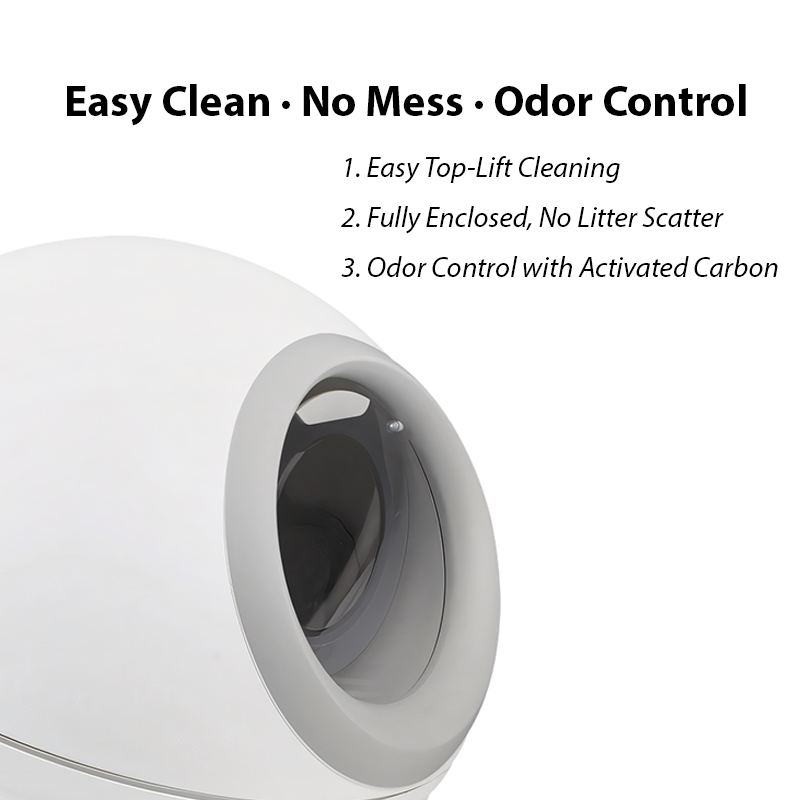 50L Pet Litter Box | Enclosed, Anti-Splash & Easy Clean