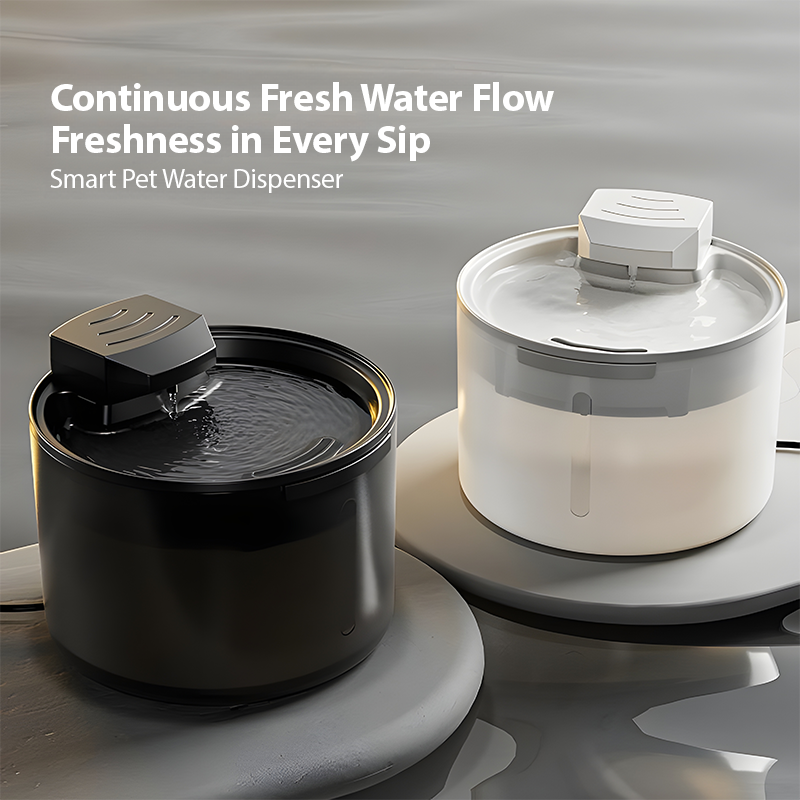 2.3L Smart Pet Waterer – Haoting Automatic Cat & Dog Water Bowl