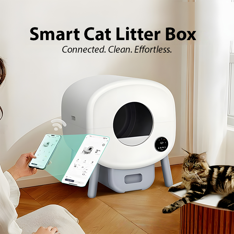 76L Smart Automatic Cat Litter Box – Self-Cleaning & Odor Control