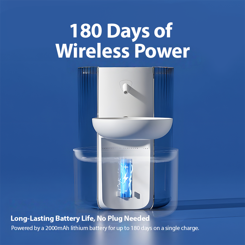 3L Smart Pet Water Fountain – Wireless Auto Dispenser