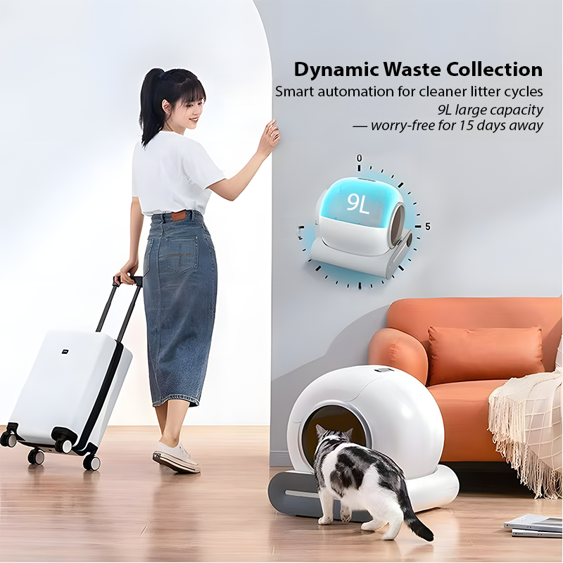 65L Smart Cat Litter Box – Auto Cleaning & Odor Control