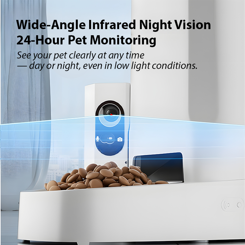 3L Smart Pet Feeder Automatic Cat Dog Food Dispenser with Timer