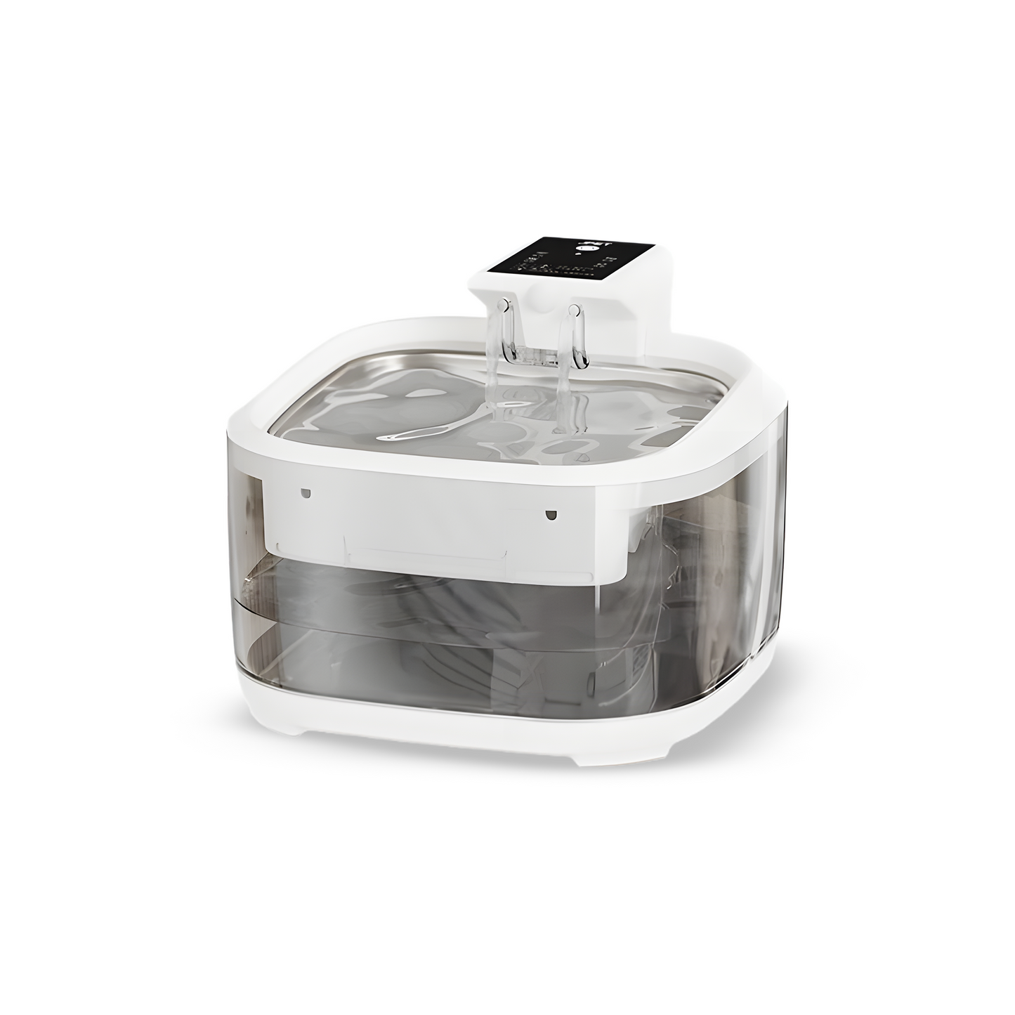 3.2L Rechargeable Stainless Steel Pet Fountain