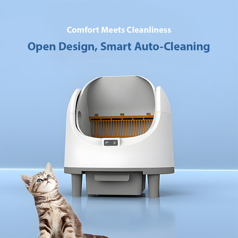 Smart Automatic Cat Litter Box – Large & Odor-Free