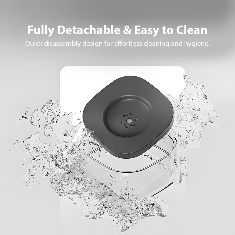 2L Floating Pet Water Bowl – No-Wet Mouth Design