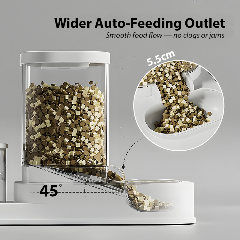 2-in-1 Cat Water & Food Dispenser