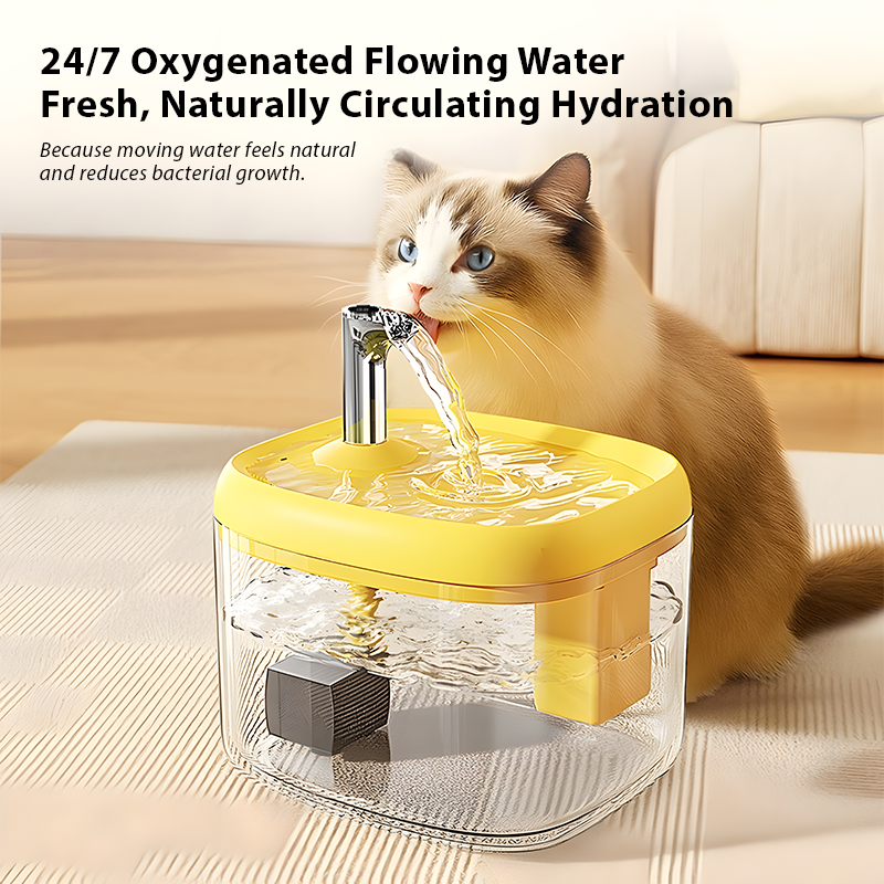 1.5L Smart Pet Water Fountain – Silent Circulation Drinking Dispenser for Cats & Dogs