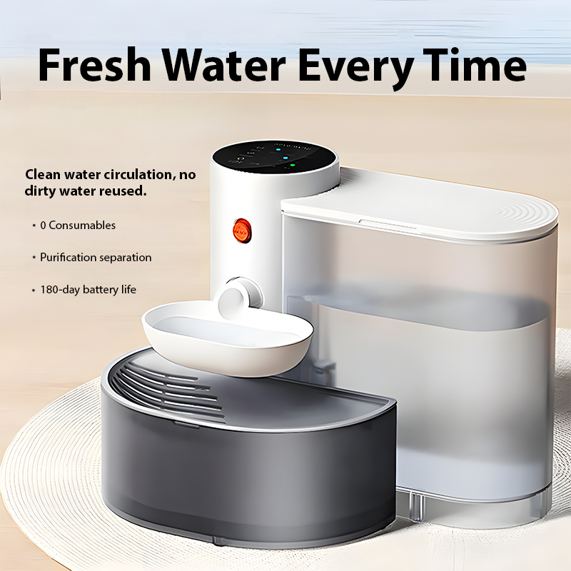 3L Pet Water Dispenser – Automatic Gravity Flow for Cats