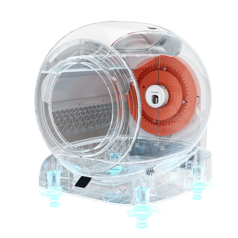 65L Smart Enclosed Cat Litter Box – Extra-Large & Odor-Free